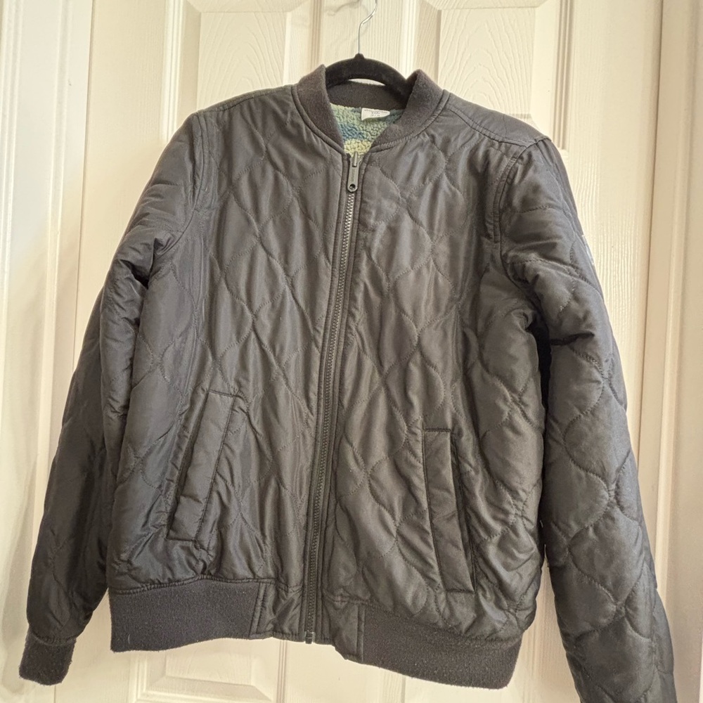 Abercrombie Kids Black Quilted Puffer Jacket